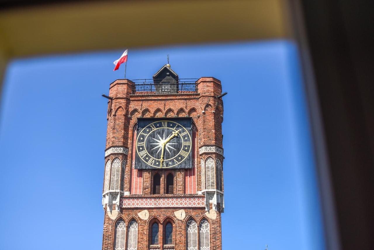 Apartament Z Widokiem Na Pomnik Kopernika - Rynek Staromiejski Stary Toruń المظهر الخارجي الصورة
